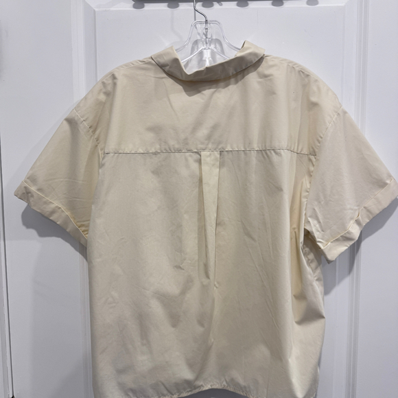 FUTURE COLLECTIVE WOMEN’S EYELET SHORT SLEEVE TOP - Picture 4 of 4